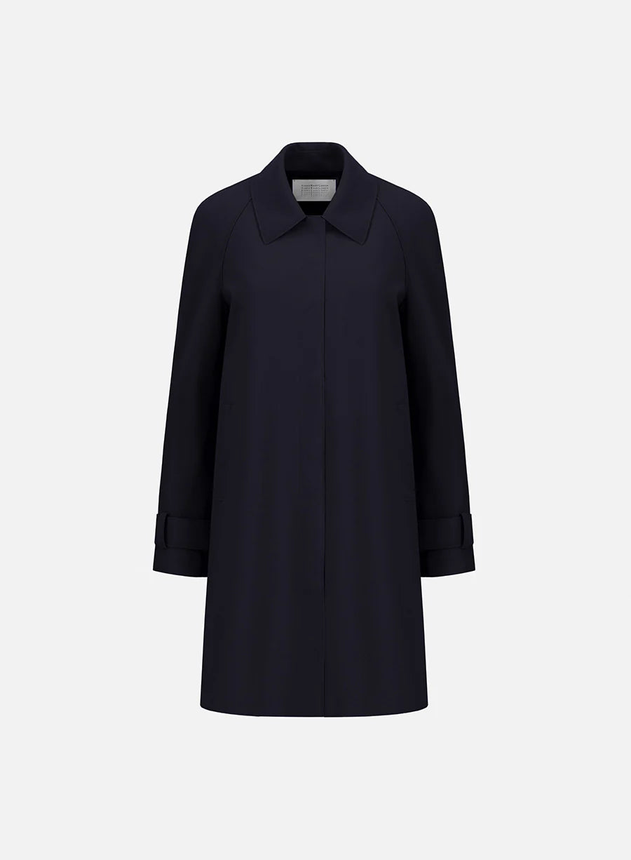 Mac Coat Scuba - Navy Blue